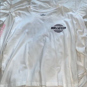 White long sleeve Hollister shirt